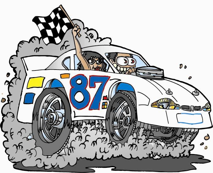 race car images cartoons. Hot Rod CARtoons -- Creekrat CARtoons - Cool Cars