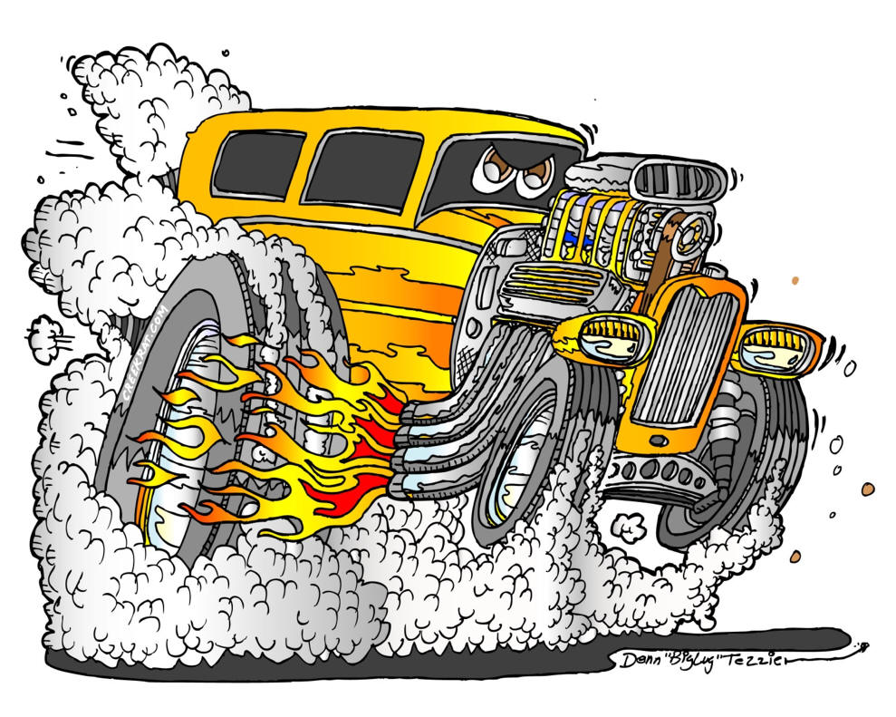 Hot Rod CARtoons -- Creekrat