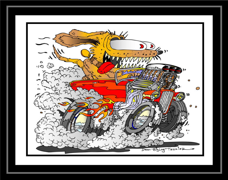 OPTION 3 - Creekrat Hot Rod hot rod cartoon. OPTION 3 - Creekrat Hot Rod